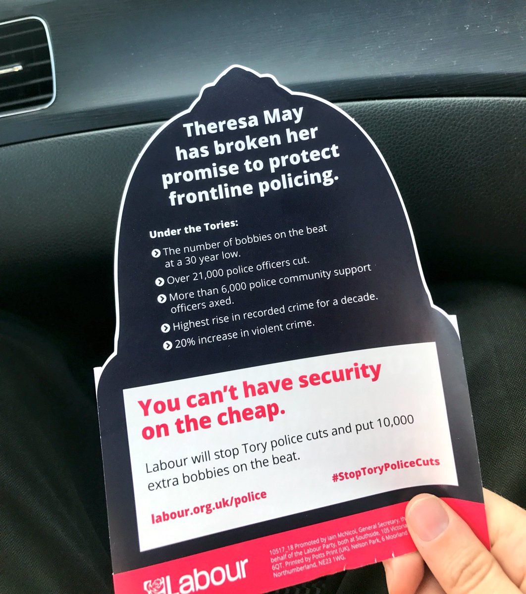 Joining @RichardBurgon and @MKLabourParty to knock doors and spread the word about @UKLabour’s efforts to #StopToryPoliceCuts