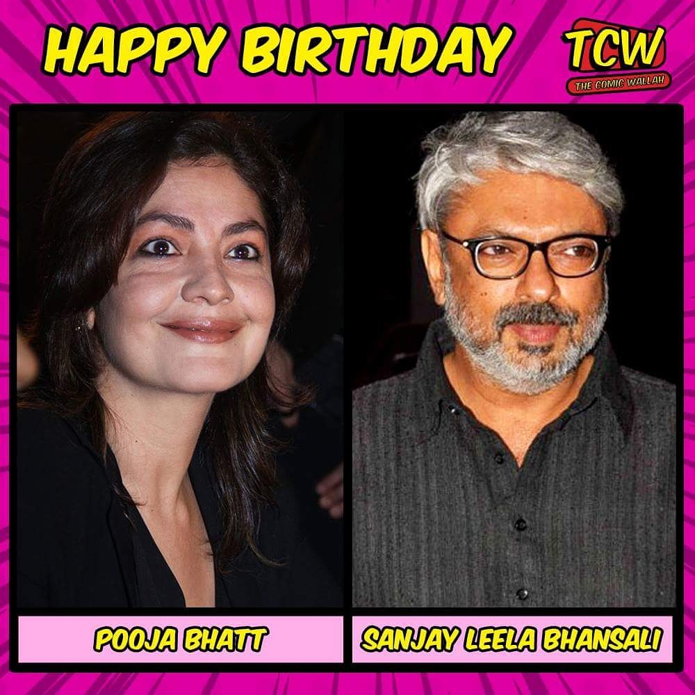 Wishing gorgeous Pooja Bhatt and veteran Director Sanjay Leela Bhansali a very happy birthday. 