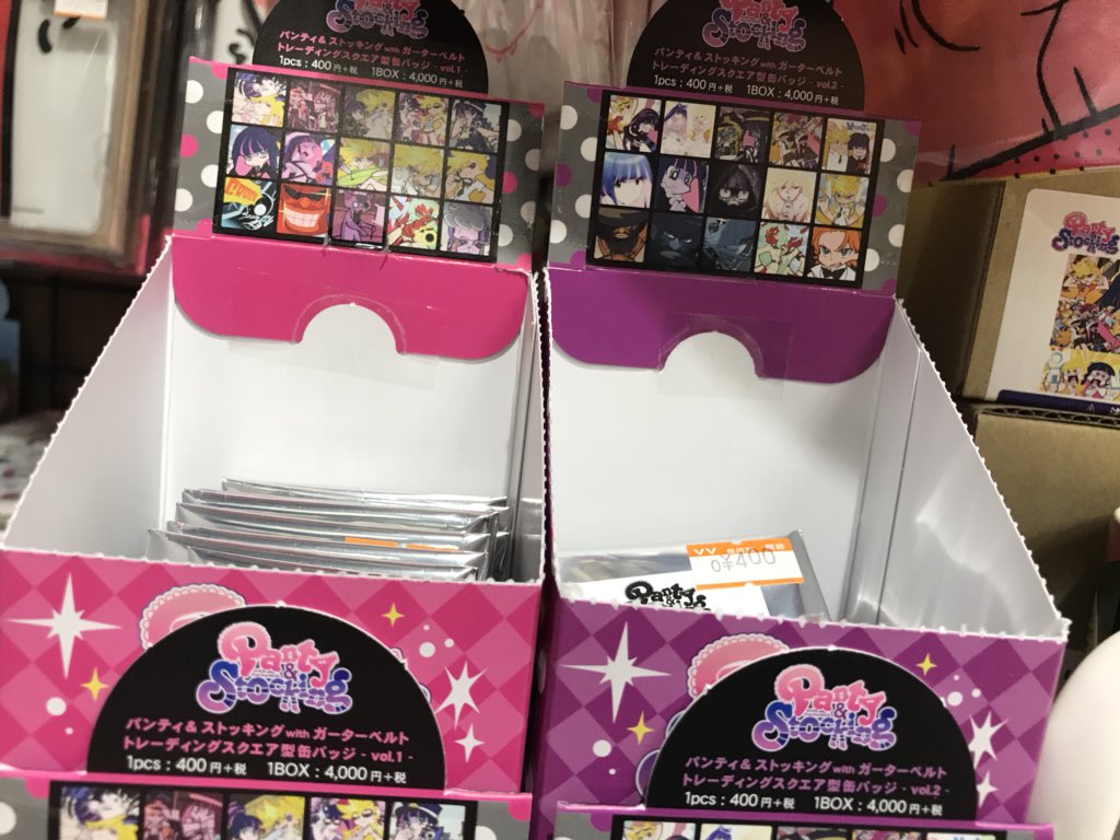 パンティ&ストッキングwithガーターベルト トレーディングスクエア型缶