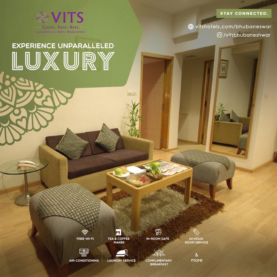 Be it be for business or for a family retreat, we at @vits_bbsr are committed to provide you the very best of luxury! 
#BestInBusiness #BusinessStay #LuxuryHotel #VITS #Bhubaneswar