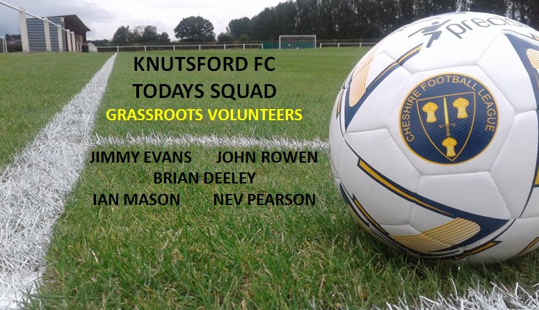 IMPORTANT SQUAD NEWS 
                   <a href="/KnutsfordFC/">Knutsford FC</a> take on @Wtfcopenage 
                              Mcr Road 2:00 kick off  
                           <a href="/CheshireFL/">Cheshire Football League ⚽️</a> Premier Division