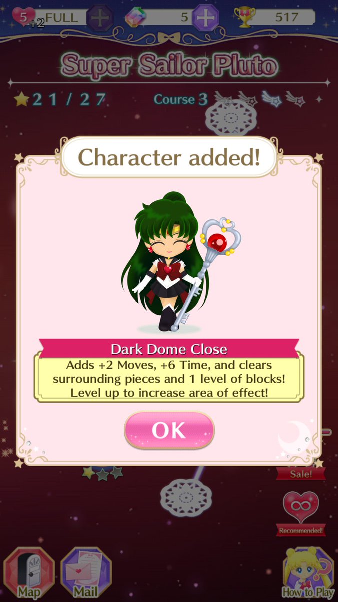 Finally got her. Super Sailor Pluto in Sailor Moon Drops. Now I need to level her up. #supersailorpluto #sailormoondrops #SailorMoon