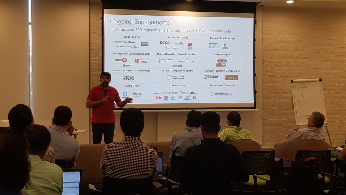 <a href="/kshahin77/">Kamran Shahin</a> kicking off his insightful session before lunch on best practices while implementing blockchain projects for enterprise during the <a href="/IBMcloud/">IBM Hybrid Cloud & Infrastructure</a> Developer Summit happening now <a href="/in5dubai/">in5 Dubai</a> 👌 @IBMBlockchain <a href="/IBMMEA/">IBM MEA</a>

 meetu.ps/e/DNrCT/nv828/d