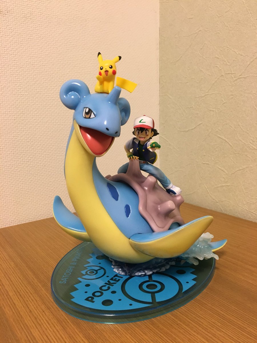 めたる Sur Twitter メガハウスのフィギュア Gemサトシ ピカチュウ ラプラスが届きました ラプラスの滑らかな体とゴツゴツな甲羅がしっかり再現されていて 大満足です 前に発売されたリザードンと並べるとその大きさにも忠実なのが分かります