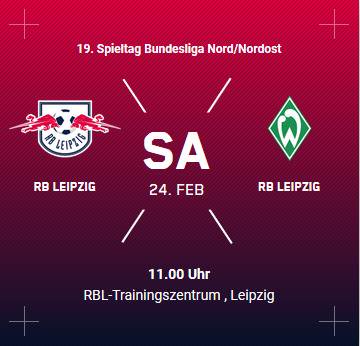 Rb Leipzig On Twitter Heute 11 00 U19 Und U17 Im Einsatz
