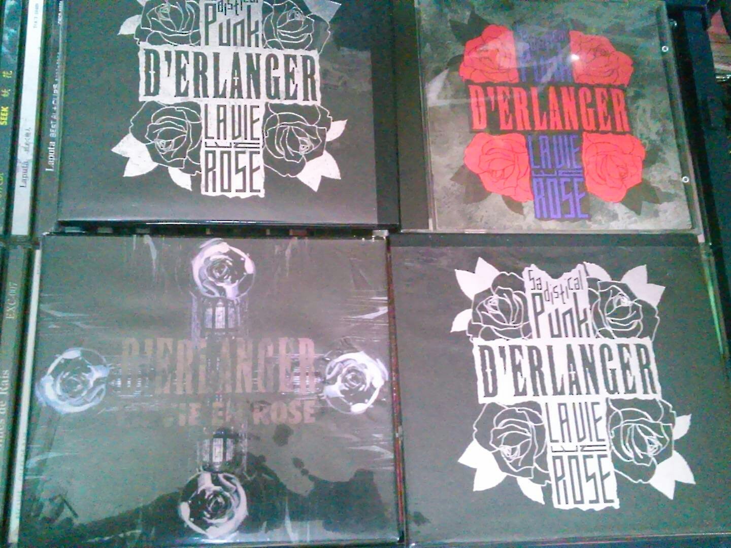 D'ERLANGER LA VIE EN ROSE CD(初回プレス盤) D'ERLANGER LA VIE EN ROSE