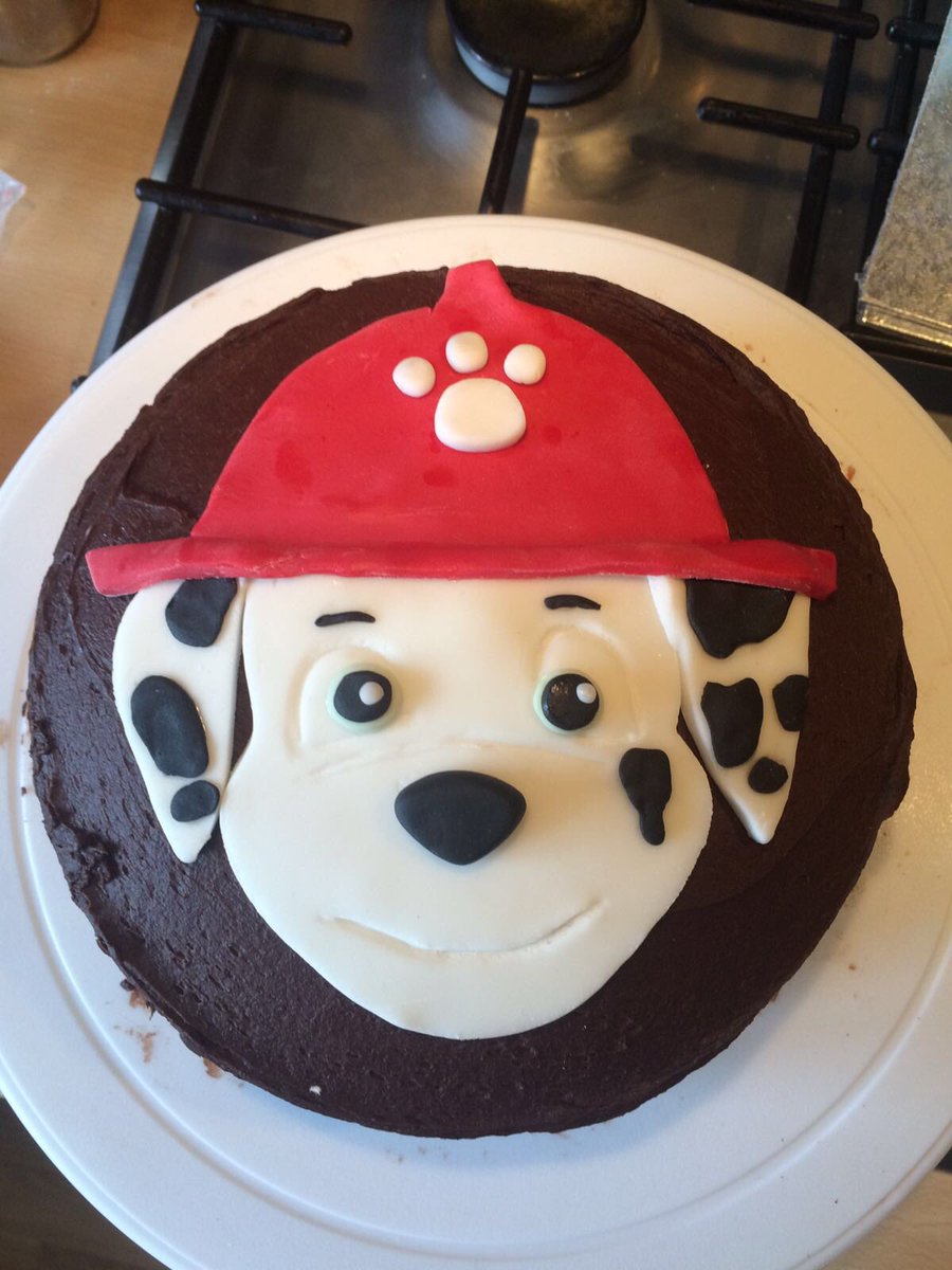 FreeCakesBrom's tweet image. #PawPatrol #Marshall A last minute #cakeemergency from @BromleyWA #volunteer baker Amy to the rescue