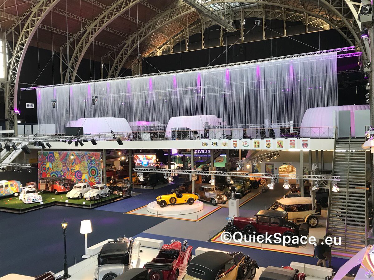 quickspacedomes's tweet image. At a beautiful location from Brussel  #Quickspace #autoworld #eventprof #bayer