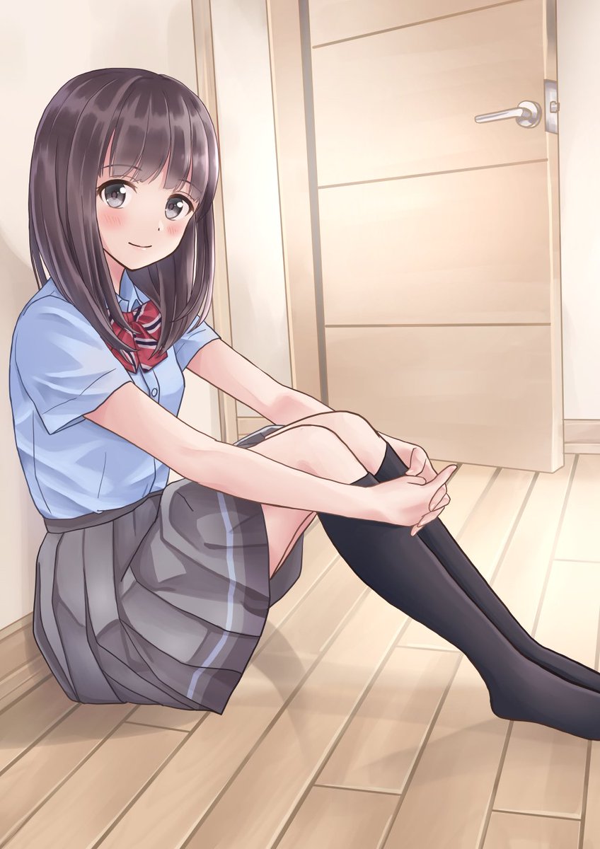 にこん３６ Twitter પર 可愛い ー 体育座り 良いっすねぇ