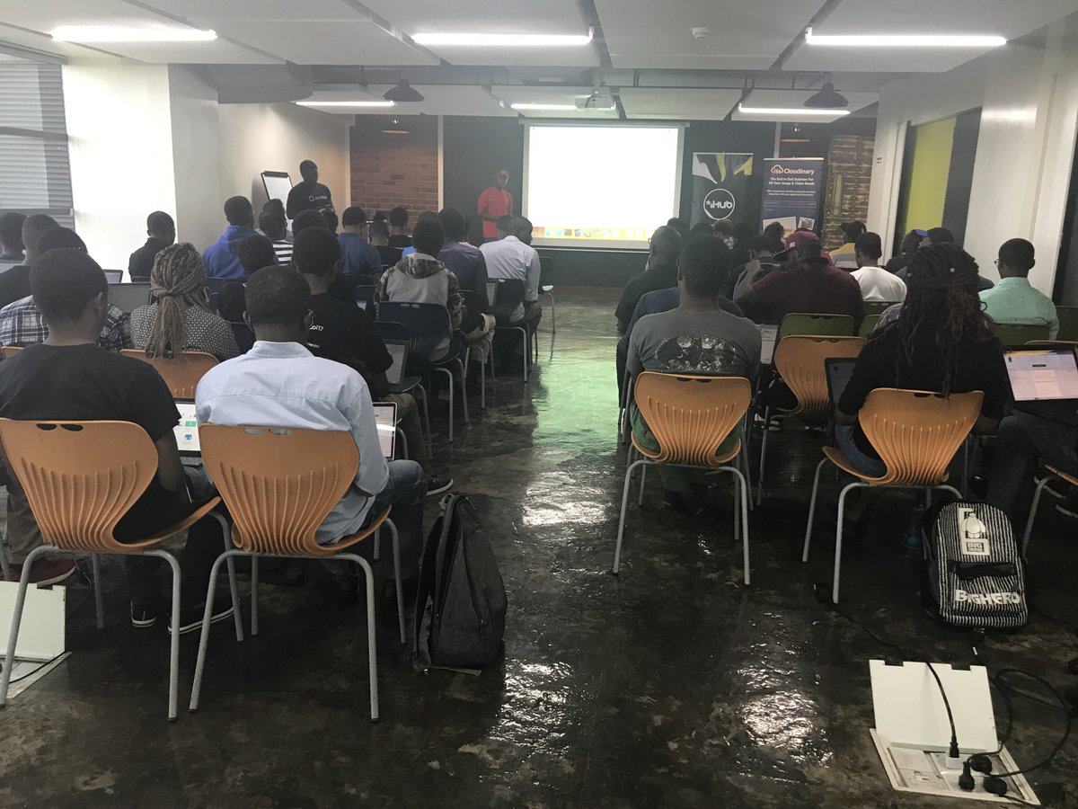 MaryGicharu1's tweet photo. Now happening, "forLoop" meet up at the iHUB by Nairobi Java Script.  Learning together.  @NairobiJS @iHub #ihub https://t.co/Mbhai4eG7x