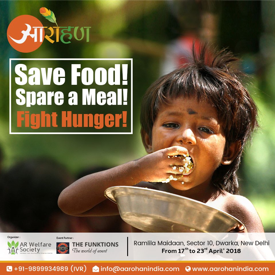 aarohan_event's tweet image. Save Food! Spare a Meal! Fight Hunger!

#aarohan #aarohanevent #thegrandevent #eventdelhi #delhievent #savefood #spareameal #fighthunger #helpneedy #helppoor #helpothers #humanity #supportaarohan