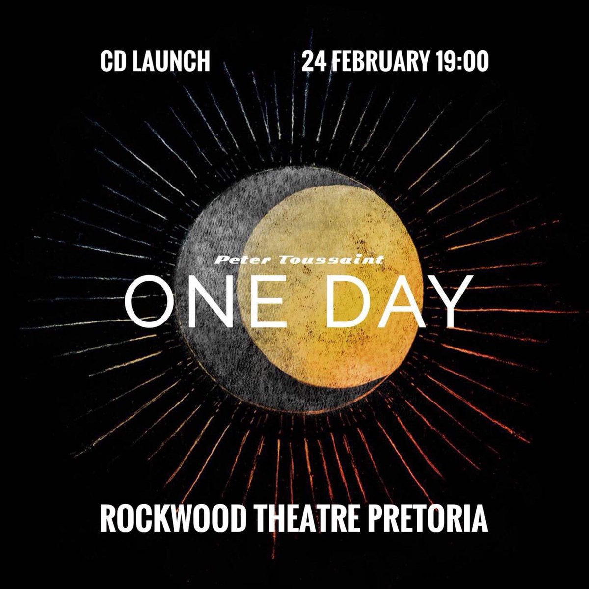 Peter The Pumpkin Eater,<a href="/Ptoussa/">Peter Toussaint</a>,is launching his solo album,#TONIGHT,at the <a href="/RockwoodTheatre/">Rockwood Theatre</a> in #PRETORIA!! The #Oooogabooogaman wants you there!!