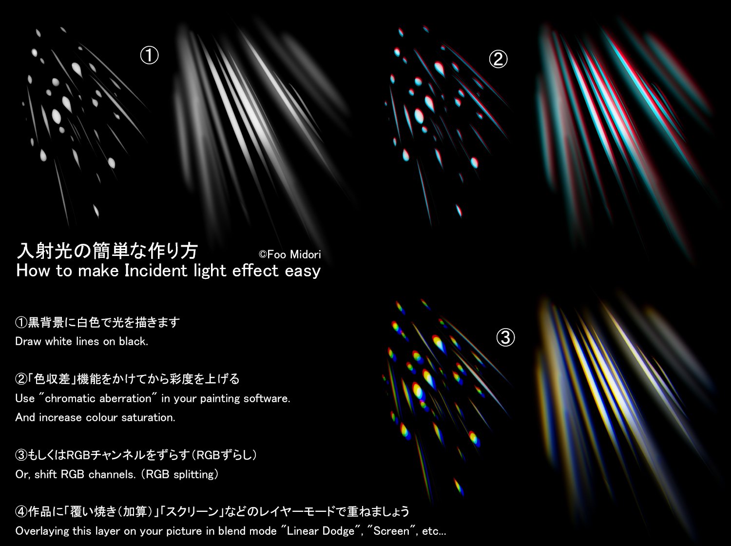 碧 風羽 Goods Shop Open Foo Midori 3分でできる 入射光の簡単な作り方 How To Make Incident Light Effect Easy If You Like Please Follow Me 碧 風羽 Goods Shop Open Foo Midori 3分でできる 入射光の簡単な作り方 How To Make Incident Light Effect Easy If You Like Please Follow Me
