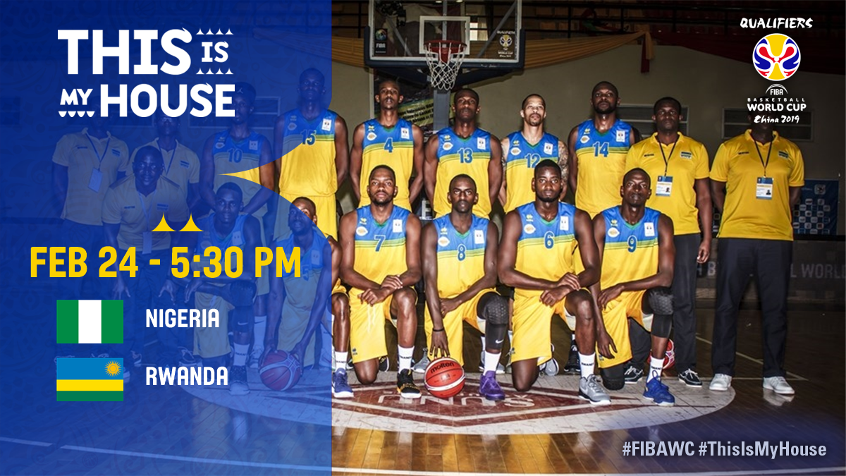 ferwabaRW's tweet photo. ⌚️5:30 PM 📺Watch📺 Live NIGERIA vs RWANDA on Premium Channel @startimesrwanda #Window2 #1stRound #GroupB @FIBAWC @MINISPOC @JUwacu @JohnNtigengwa @Ollegkar @RwandaOlympic @NewTimesRwanda @IzubaRirashe @TV10Rwanda @nkotanyidamas @bishumba #ThisIsMyHouse https://t.co/uCJeRagyh7