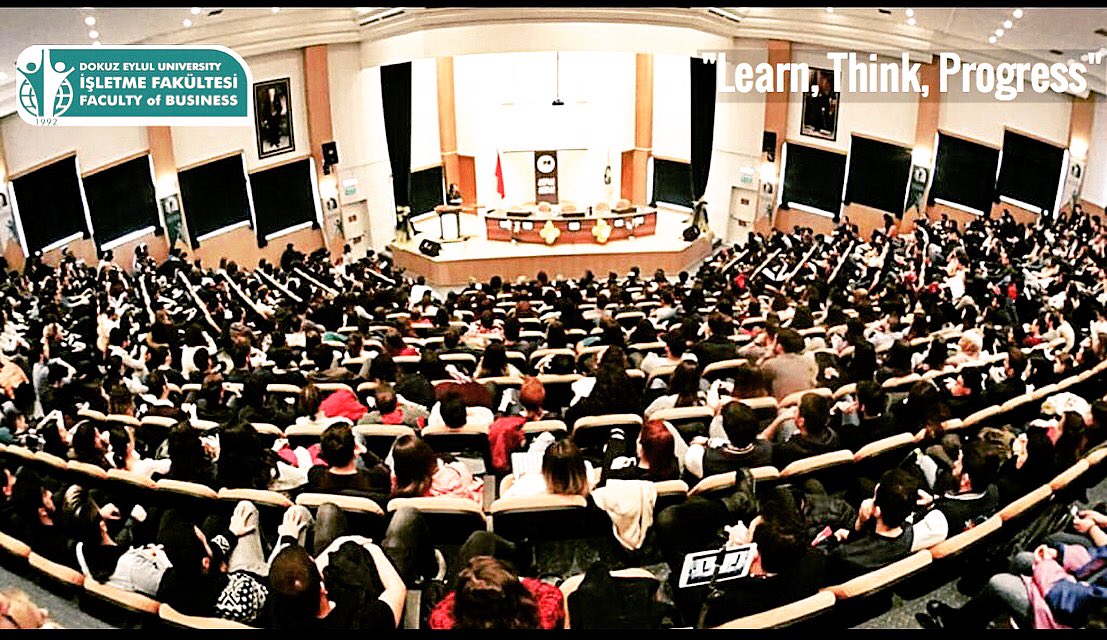 DEUFACULTYOFBUS's tweet photo. Burası bizim Fakültemiz #işletmefakültesi #ourmotto #learnthinkprogress #öğrendüşüngeliştir @universitemDEU @DeuBclub @WibDeu @sacdeu #tiyatroisletme #platformup @DEUIBS @IFmezun https://t.co/ckhEOMhsce