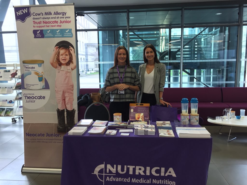 Come visit our lovely ladies from <a href="/Nutricia/">Nutricia</a> <a href="/NutriciaEvents/">Nutricia @ Congresses</a> today for more info on their products at our allergies event