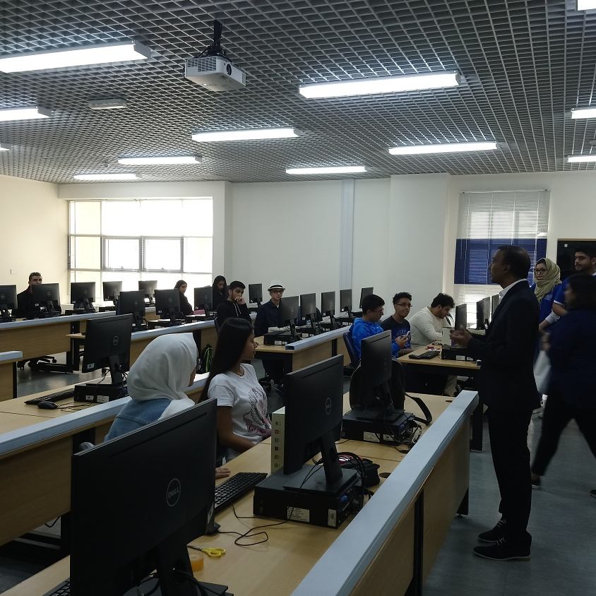 AUDengineering's tweet image. Robotics and artificial intelligence work shop #EngineeringFair @audubai