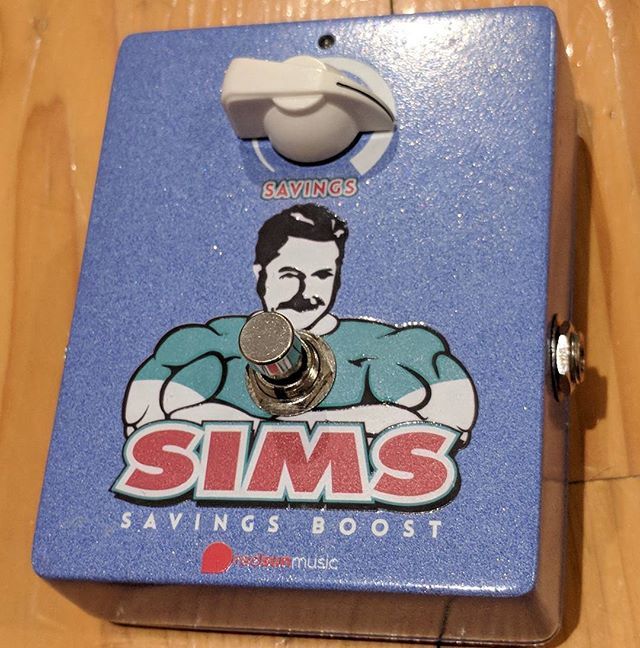 Had a lot of fun doing this pedal for @goldsoundz_ of @camp_cope and @wurst_nurse. Hope you like it! #simssupermarket #boostpedal ift.tt/2EZb7WB