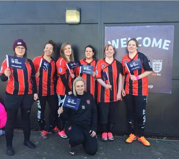 cray_arrows's tweet photo. Awesome morning @pfgillingham for the #FAPeoplesCup with the team #lovedit #thisgirlcan https://t.co/5dh7JvLGru