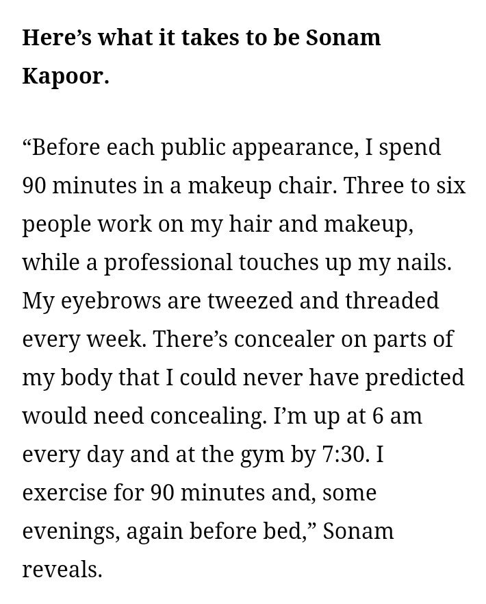 SheWhoWanders__'s tweet image. Taken from Sonam Kapoor's article. 👍🏻