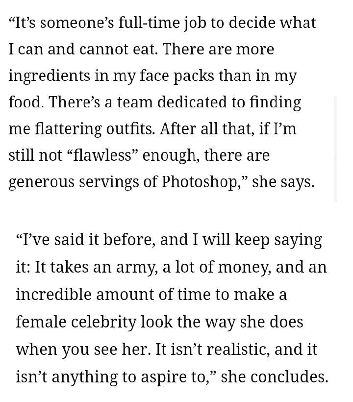 SheWhoWanders__'s tweet image. Taken from Sonam Kapoor's article. 👍🏻