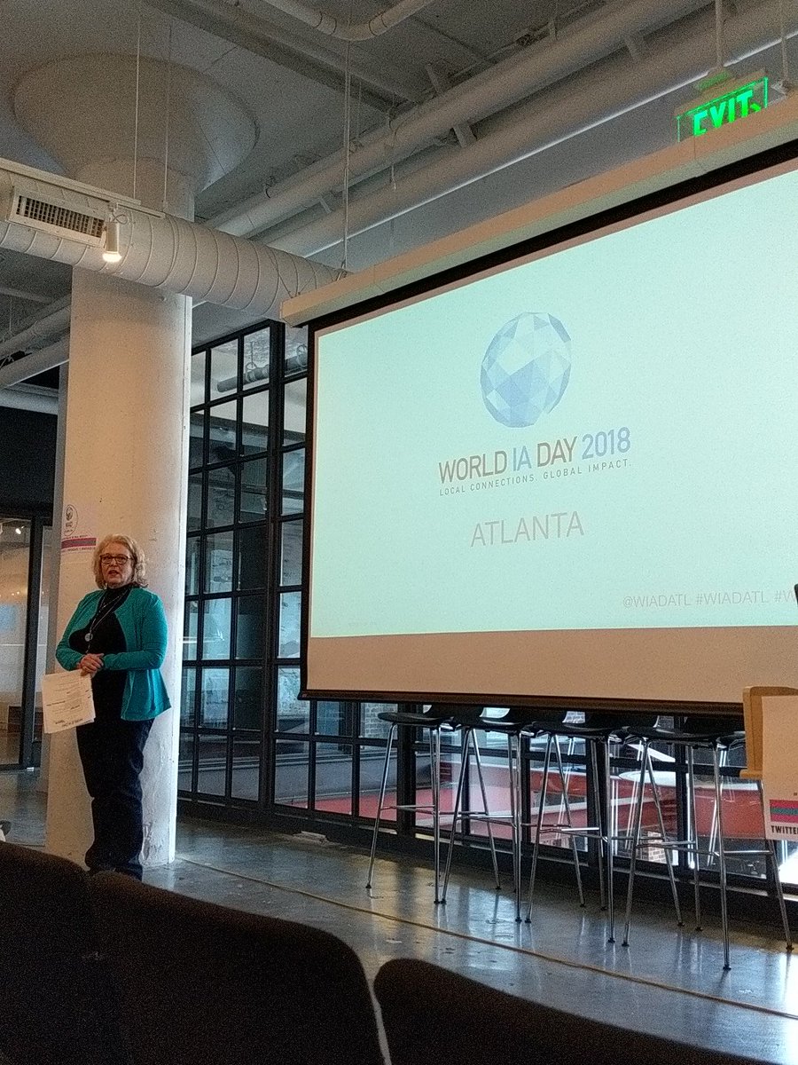 ixdaatlanta's tweet image. Happy World IA Day, y&apos;all!! #WIAD18 #WIADATL