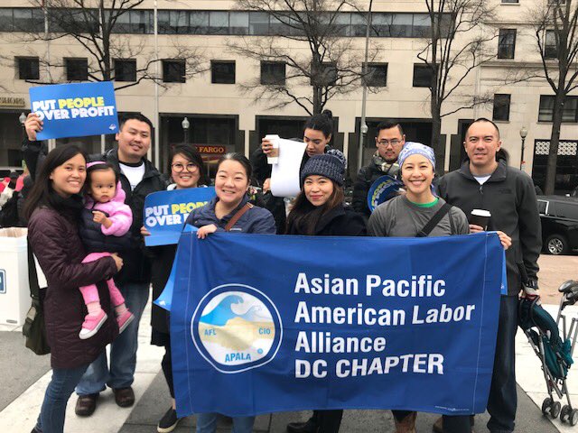 AFLCIO's tweet image. Working families united for an economy that works for us all. #ItsAboutFreedom #UnrigtheSystem