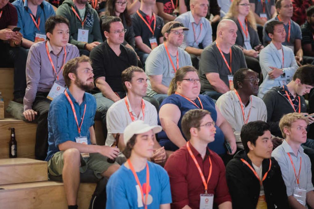 KomatsuMining's tweet photo. We're in the midst of our hackathon, an event that goes for 54 hours and challenges startups to devise tech that solves one of four mining related challenges. https://t.co/ddWN5jNTl8   #Hackathon2018 #Hackathon https://t.co/8OnfrCM82X