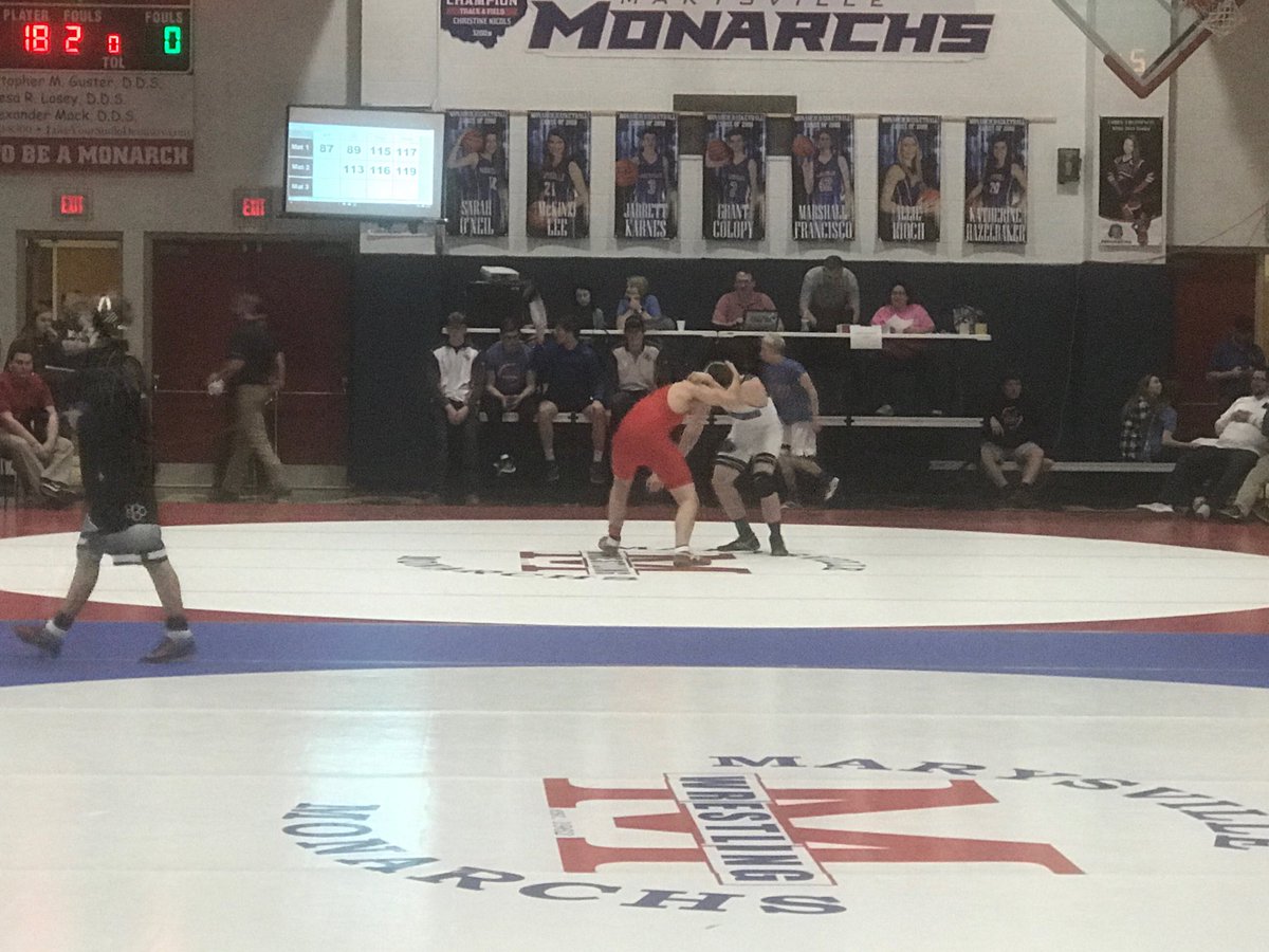 Senior Brendon Yoder starting things off for the Wildcats! Go #cats