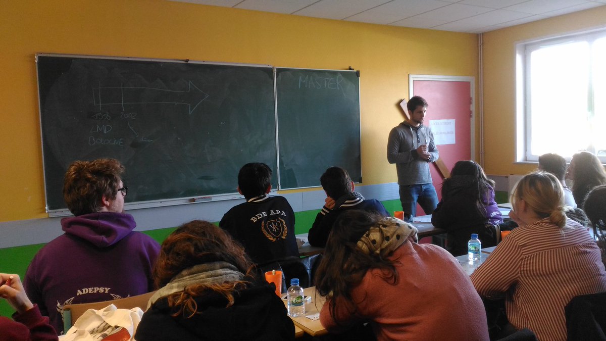 Formation sur la sélection en Master par <a href="/PDE_Etudiants/">PDE</a> au #congrèshiver2018 de la <a href="/FENEPSYassos/">FENEPSY</a>