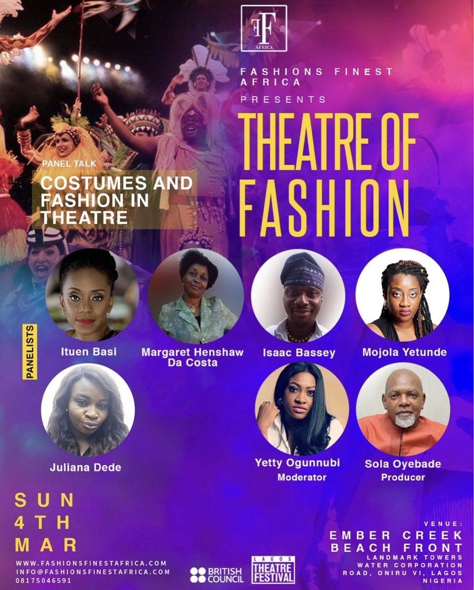 Theatre shows us some of the most stylish characters we remember. 
Don’t miss the “Theatre of Fashion” session produced by <a href="/solaoyebade/">Sola Oyebade aka Mr Mahogany</a> on 4 March at Ember Creek. Come in your best Lagos style of course! 
#LTF2018
#UKWestAfricaArts