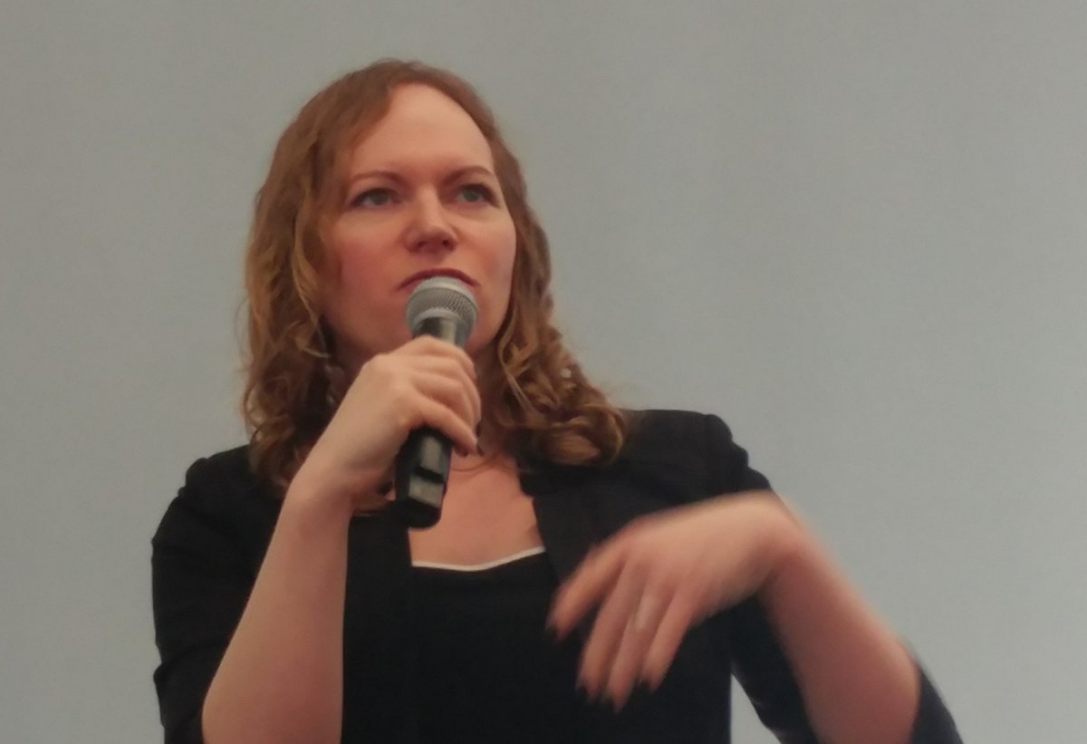 loususi's tweet image. Alexandra Chandler, Democratic Candidate for Congress, discussing &apos;Making The Complex Simple &amp;amp; Designing for Good&apos; in The Government Sector and our personal lives this morning at @WIADBos #WIAD18 #WIADBos