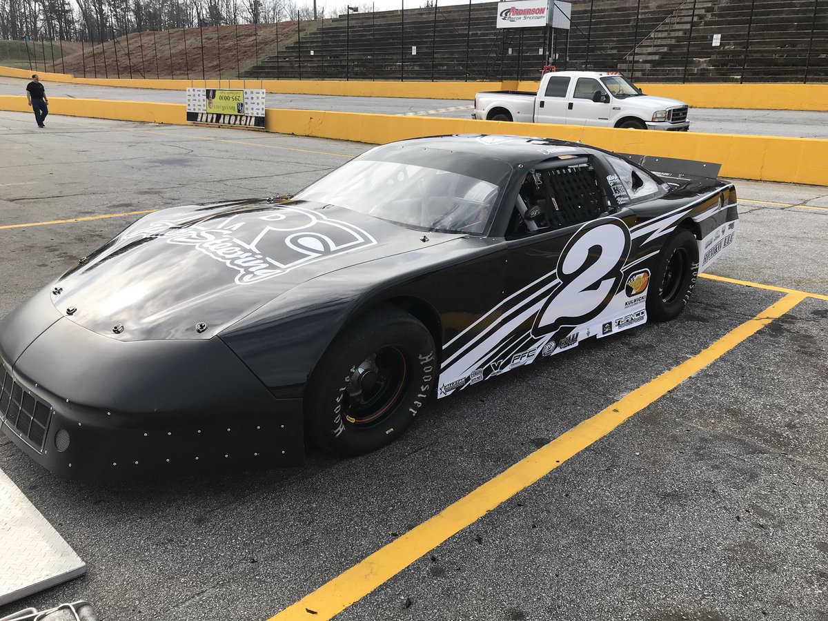 codyhaskins2's tweet photo. Out here testing @amspeedway today! Getting ready for the @CARSTour season! #KDDP #KRC #FordPerformance #Studio10wraps https://t.co/bzyHPxgTna