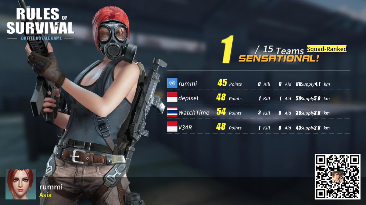 #RulesofSurvival