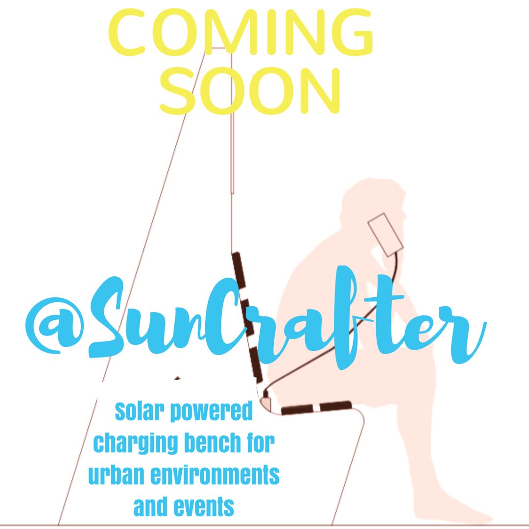 SunCrafter's tweet image. SunCrafter #UrbanSolar range designed to bring #RenewableEnergy to urban environments: parks, cafes, playgrounds, #ebike charging, hotspots, public lighting. 100% safe and off-grid