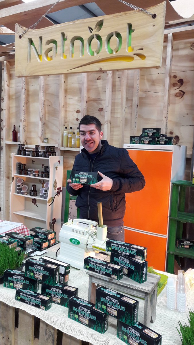 After his appearance on <a href="/RTENationwide/">RTÉ Nationwide</a> Derek from <a href="/nat_noot/">Natnoot.ie</a> has wheatgrass available today at the market