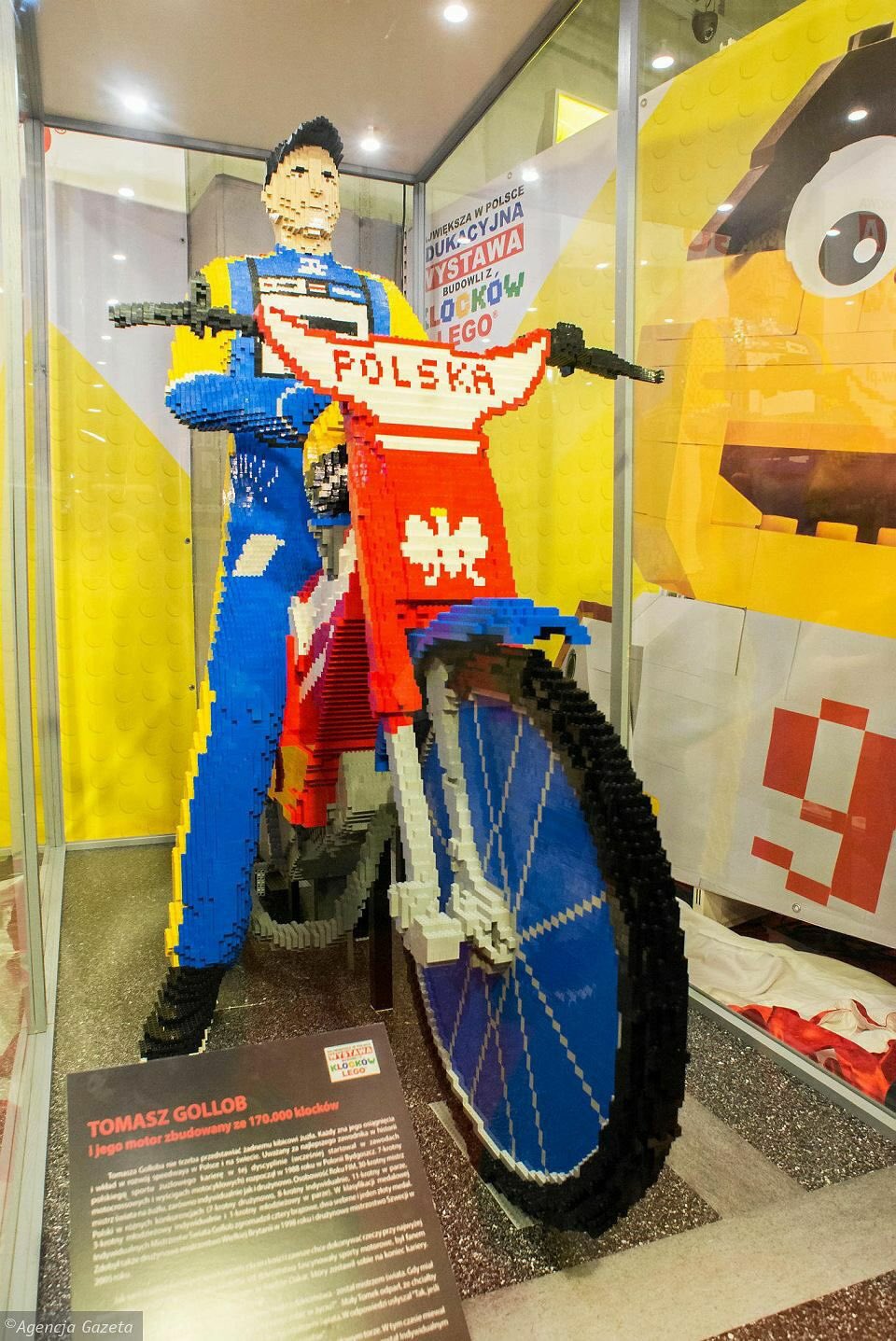 Spotted at Speedway on X Just a 1 1 scale model of Tomasz Gollob made from Lego https t yjlRpgElZF X