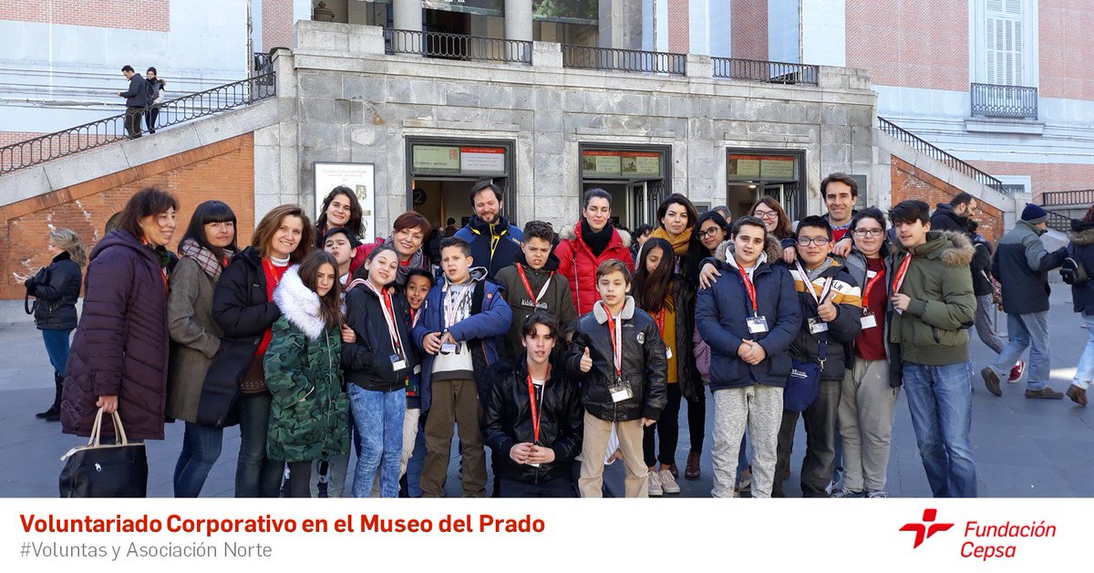MoeveGlobal's tweet photo. Los voluntarios de #FundaciónCepsa visitan junto a los niños de @anortejoven el @museodelprado en una mañana de arte, creatividad e integración. https://t.co/p9c6g4EKk6