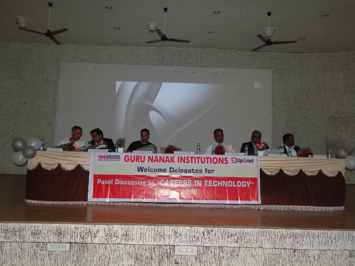 GNInstitutions's tweet photo. GNI had arranged Panel Discussion with delegates from #Microsoft, #Upgrade, Cybermotion Technologies, Engrip, #Deloitte, Intone Networks, etc.

Read More: https://t.co/3WyD3Ks005

#CybermotionTechnologies #Engrip #IntoneNetworks #Engineering #Technologies #GNI #CorporateWorld https://t.co/jOJVz3JsBe