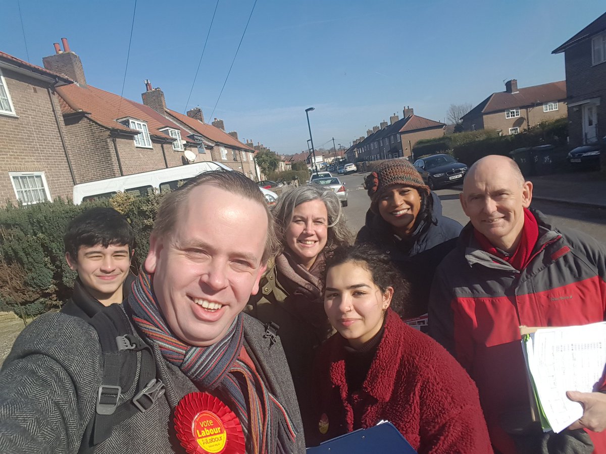 jgslater's tweet photo. .@lewishamlabour #labourdoorstep out in Whitefoot today canvassing for @damienegan @JanetDaby @CllrMarkIngleby @jgslater with @heidi_mp @yasminbougrine_ and Patrick #LewLab18 https://t.co/h9DI62xZO1