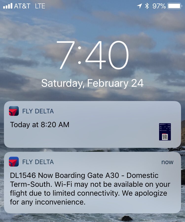 dmunsonATL's tweet image. @Delta @Gogo fail again! 3 flights in a row! @Gogo makes @Delta the worst technology company in the airline industry! How long until they fall behind? 🤔 #Delta #gogo #technologyfailure #internetnotclimbing #joke #techproblems