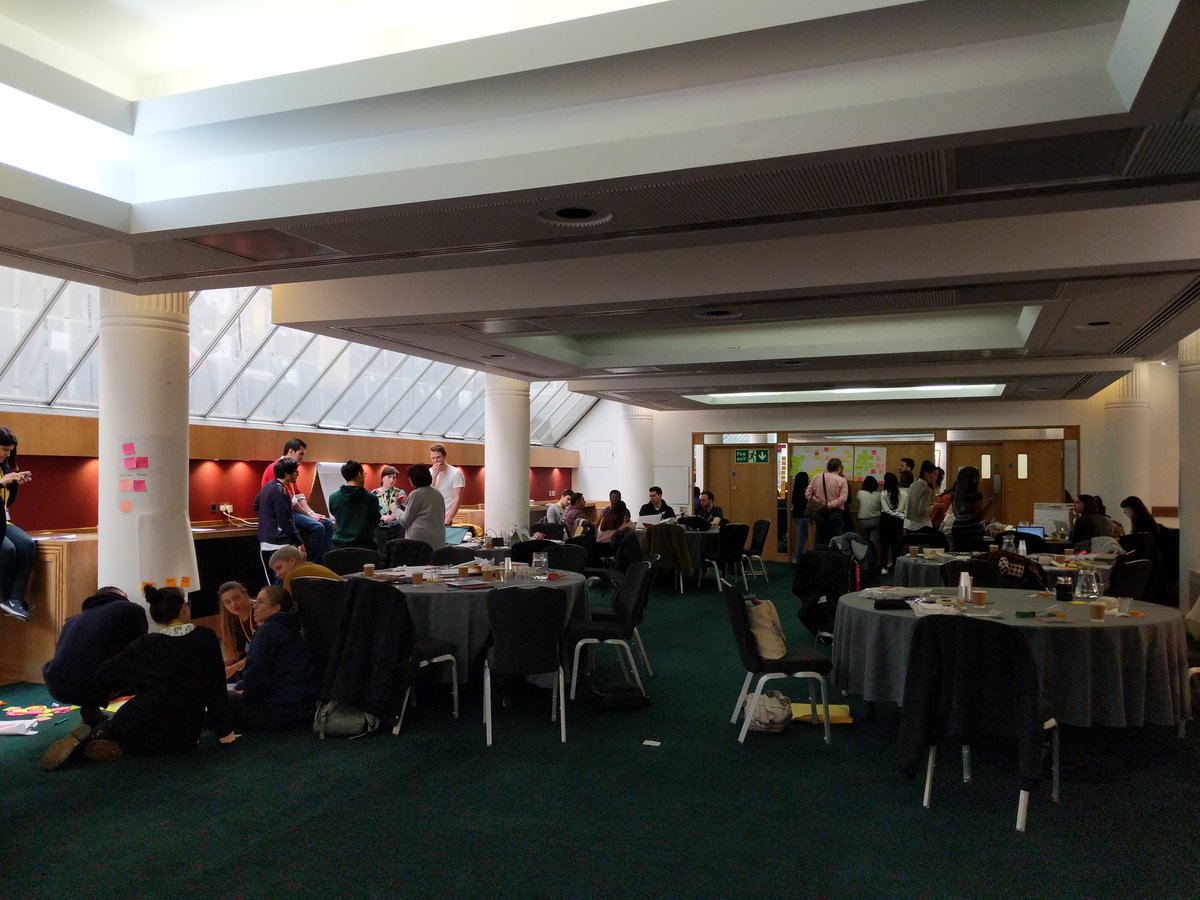 The groups are setting out their patient scenarios/experiences... Excellent stuff! #DesignJam <a href="/DesignJam2018/">InnovationRCA Design Jam</a> <a href="/InnovationRCA/">InnovationRCA</a> <a href="/cwpluscharity/">CW+ charity</a> <a href="/RoySocMed/">The Royal Society of Medicine</a>