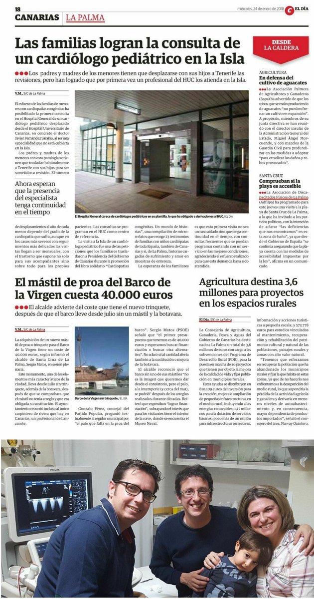 corallfamily's tweet photo. Las familias logran la consult de un cardiólogo pediatrico en la isla!!!!!
Es una gran noticia asi lo cuenta Begoña madre de Rafael.
#cardiopatíascongénitas
#unmundodehistorias #colabora
#acccb https://t.co/JBeec3Hkkf