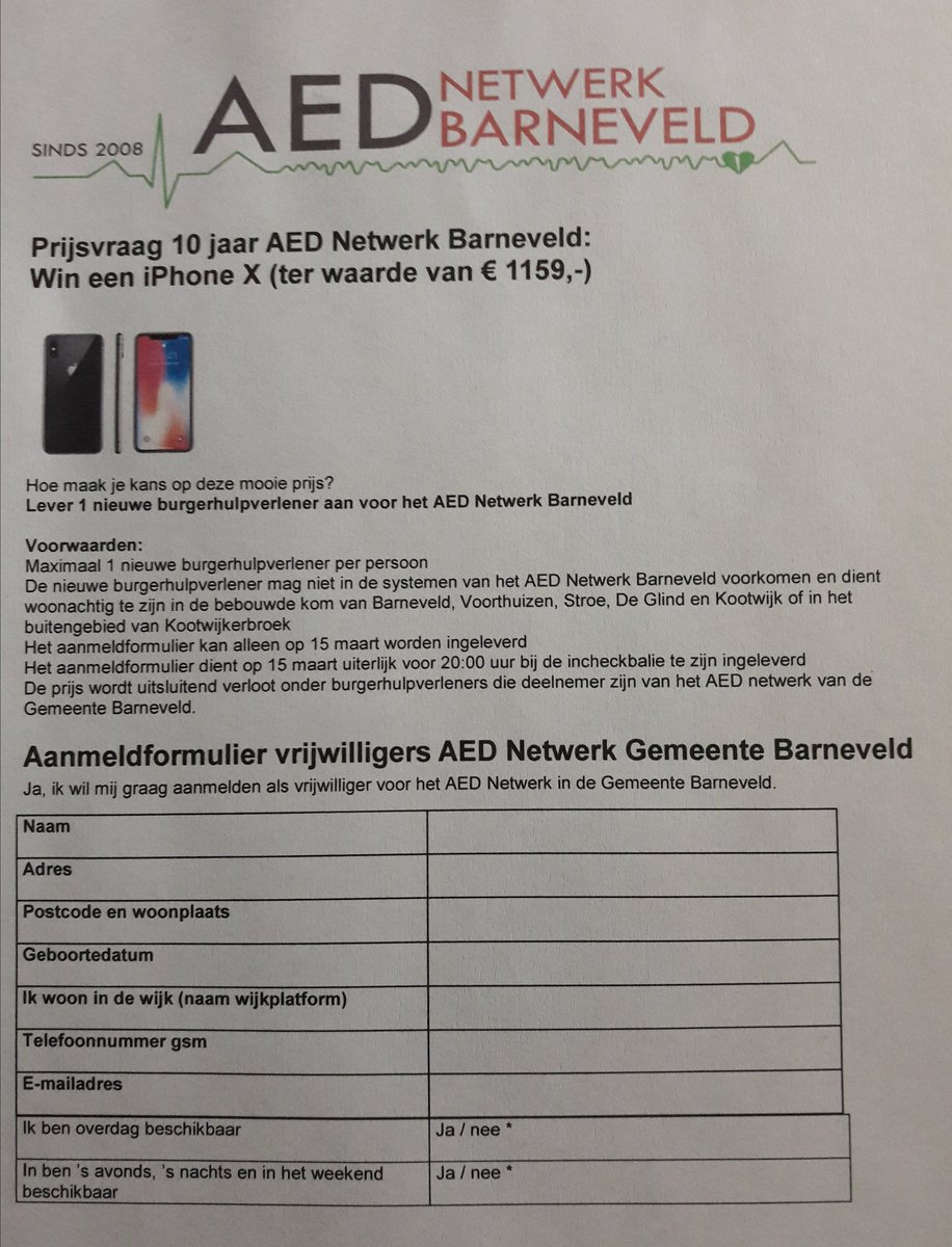 Weet u nog iemand die ook burgerhulpverlener wil worden