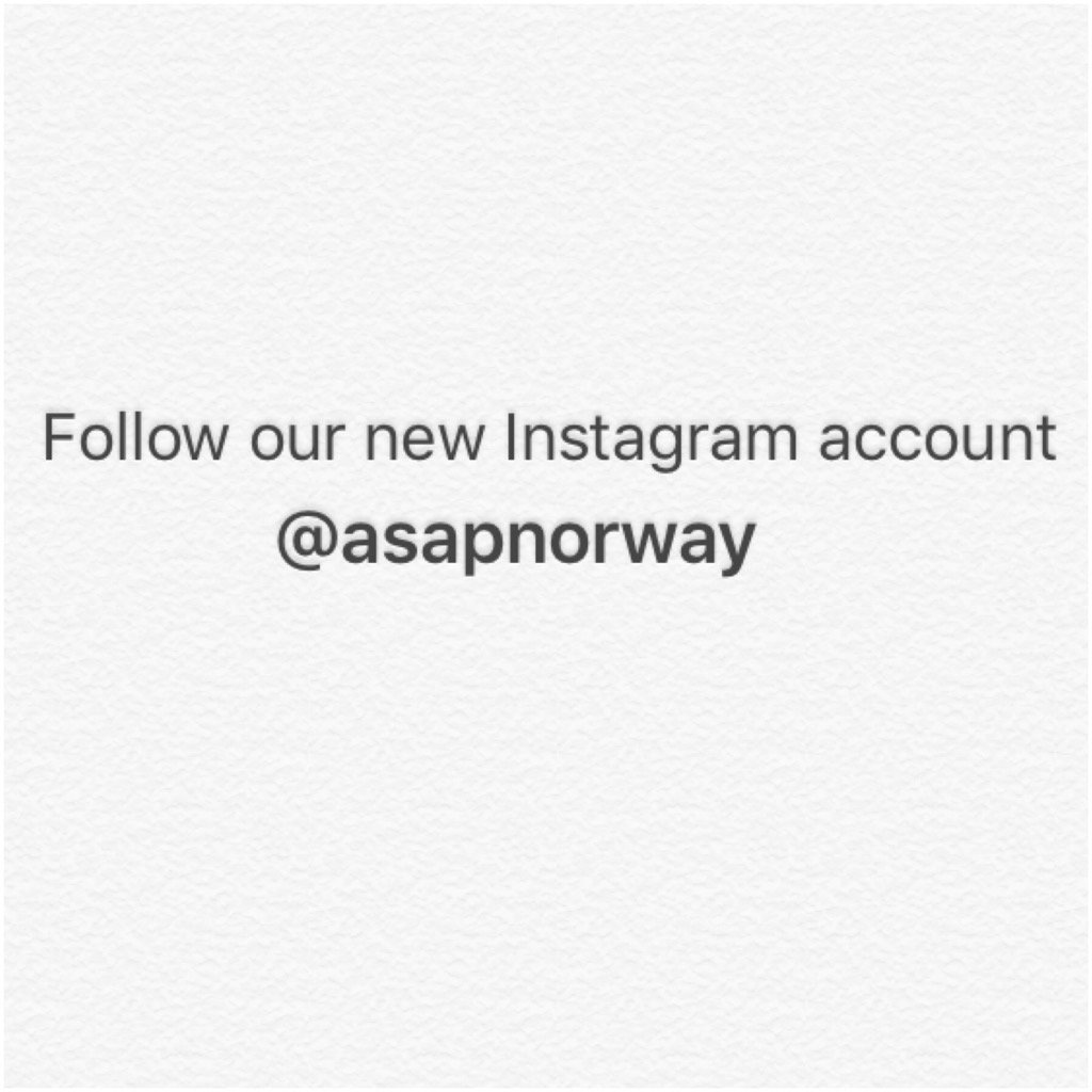 ASkreosen's tweet photo. Follow Asap Norway on Instagram https://t.co/l9jGeHOyM7