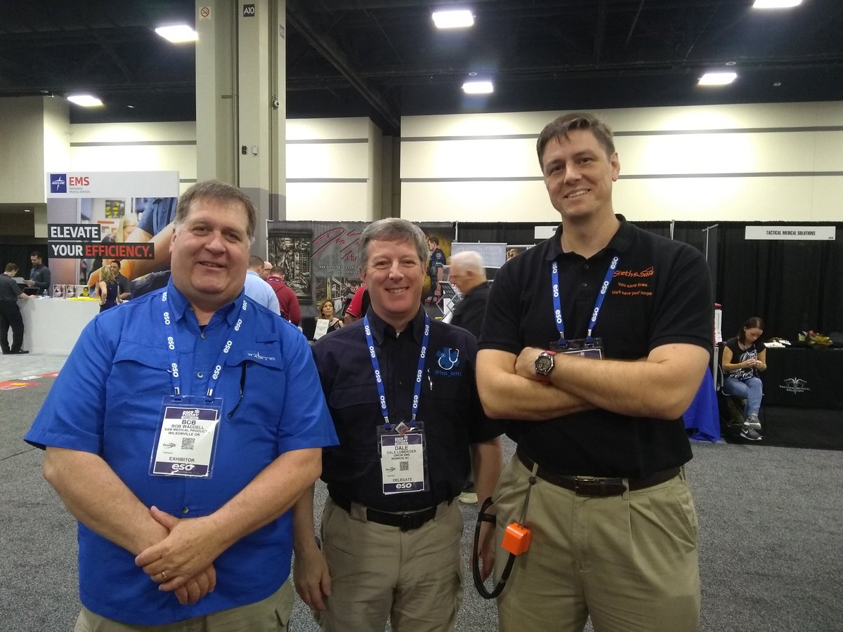 StethoSafe's tweet photo. Thank you Dale @hp_ems and Bob #samsplint for your advice and friendship. It was great seeing you @EMSTODAY.
#EMSToday #Brotherhood #tactical #stethoscope #protection #stethoscopes #EMS #Paramedic #emt #medicine #Nursing #Doctors #Students #Littmann #Cardiology #Sprague https://t.co/ydvlERLHZG