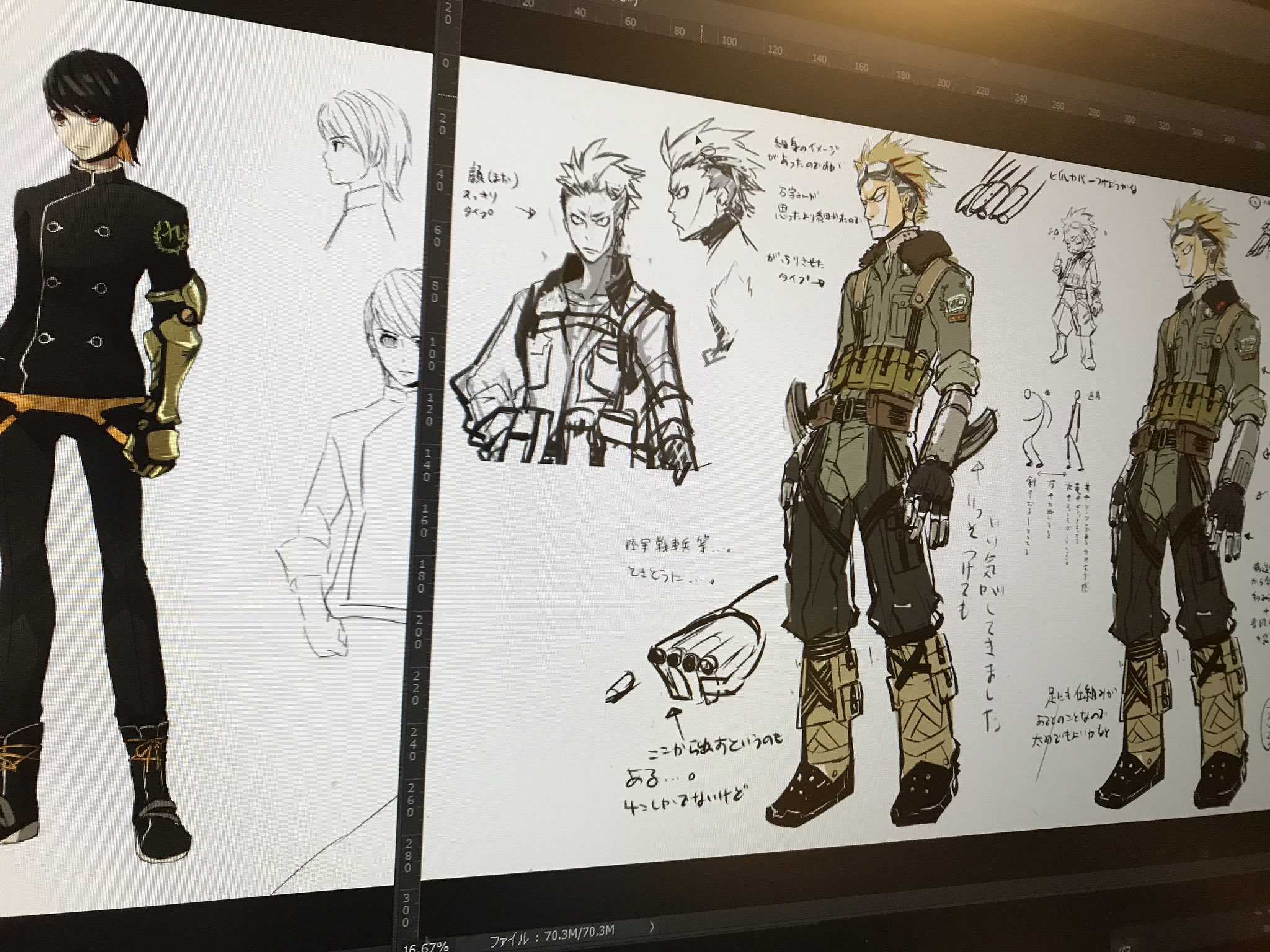 吟 Twitterren イラスト展に置くポートフォリオを作成中です 先ずはリクエストが多かったエスケヱプ スピヰドから こんなかんじの初期案含むキャララフとか 懐かしいな ェ 急ぎます T Co Ekojq1nvbx Twitter