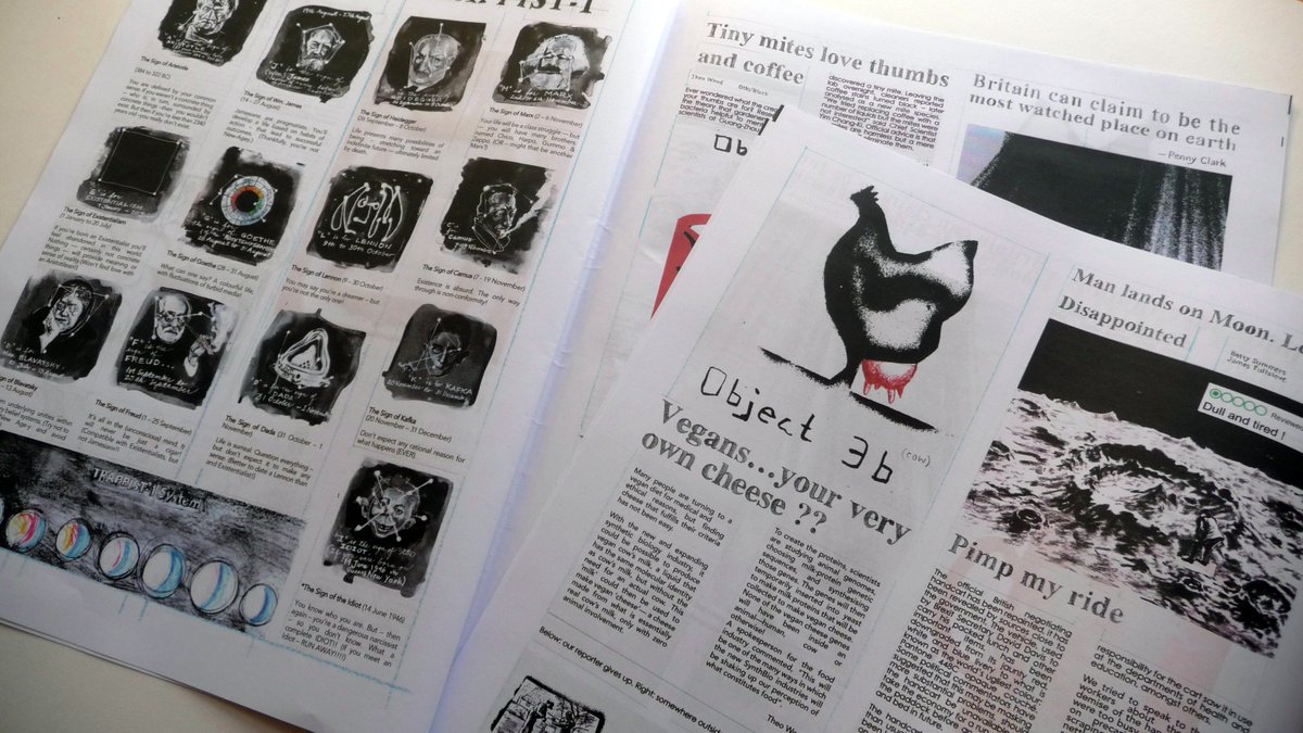 HatchDrawing's tweet photo. Hatch made the news! A gleefully #handmade #newspaper made with Hatch members, friends &amp; visitors to @RWABristol 'Drawn' exhibition. Thanks all! #fakenews #realdrawing #newspaperclub #posttruth #nonsense #stillbelieveinexperts https://t.co/yt9jWqGcJV
