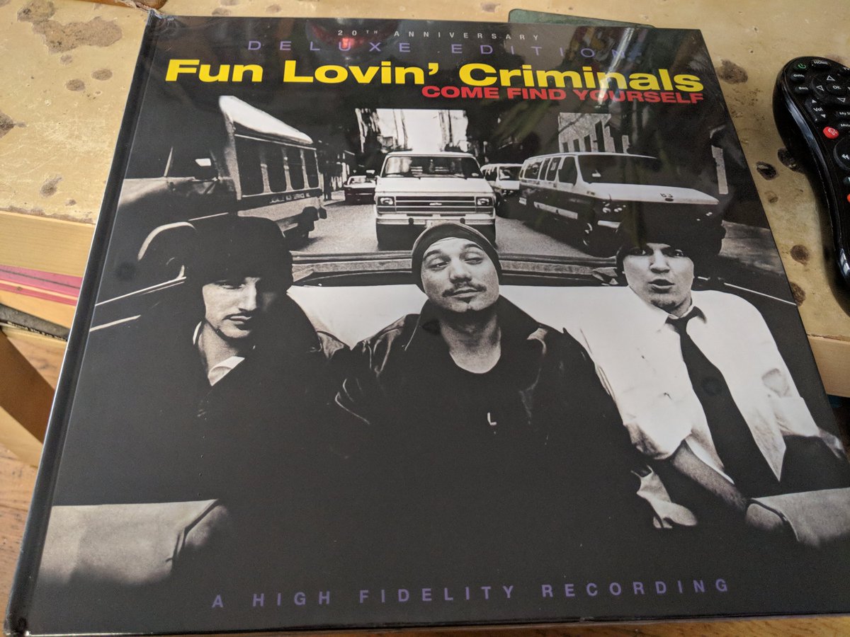 Gazzaro's tweet image. Awwwwww #jeah @funlovincrims @OfficialHuey @BrianFastLeiser @frankflc3 #ComeFindYourself #20thAnniversary #DeluxeEdition