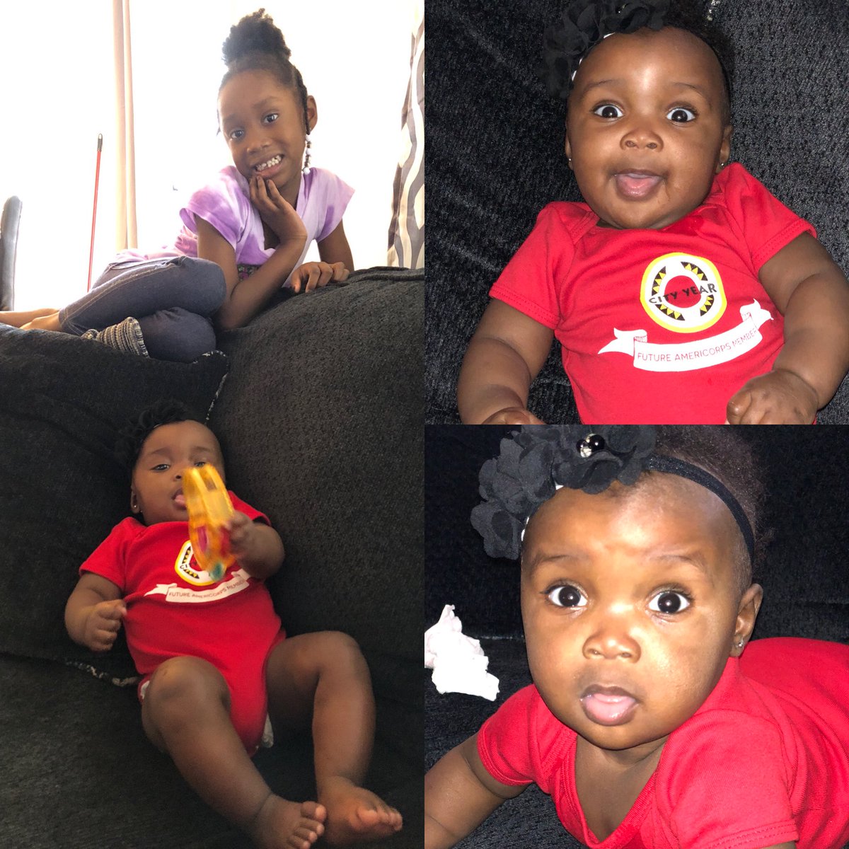 chateau1913's tweet photo. Saturday with my girls @CityYearDC thank you for the  onesie https://t.co/m4ODTgKTqB